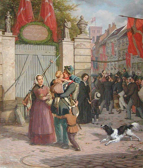 Soldaternes indtog i Kobenhavn 1849